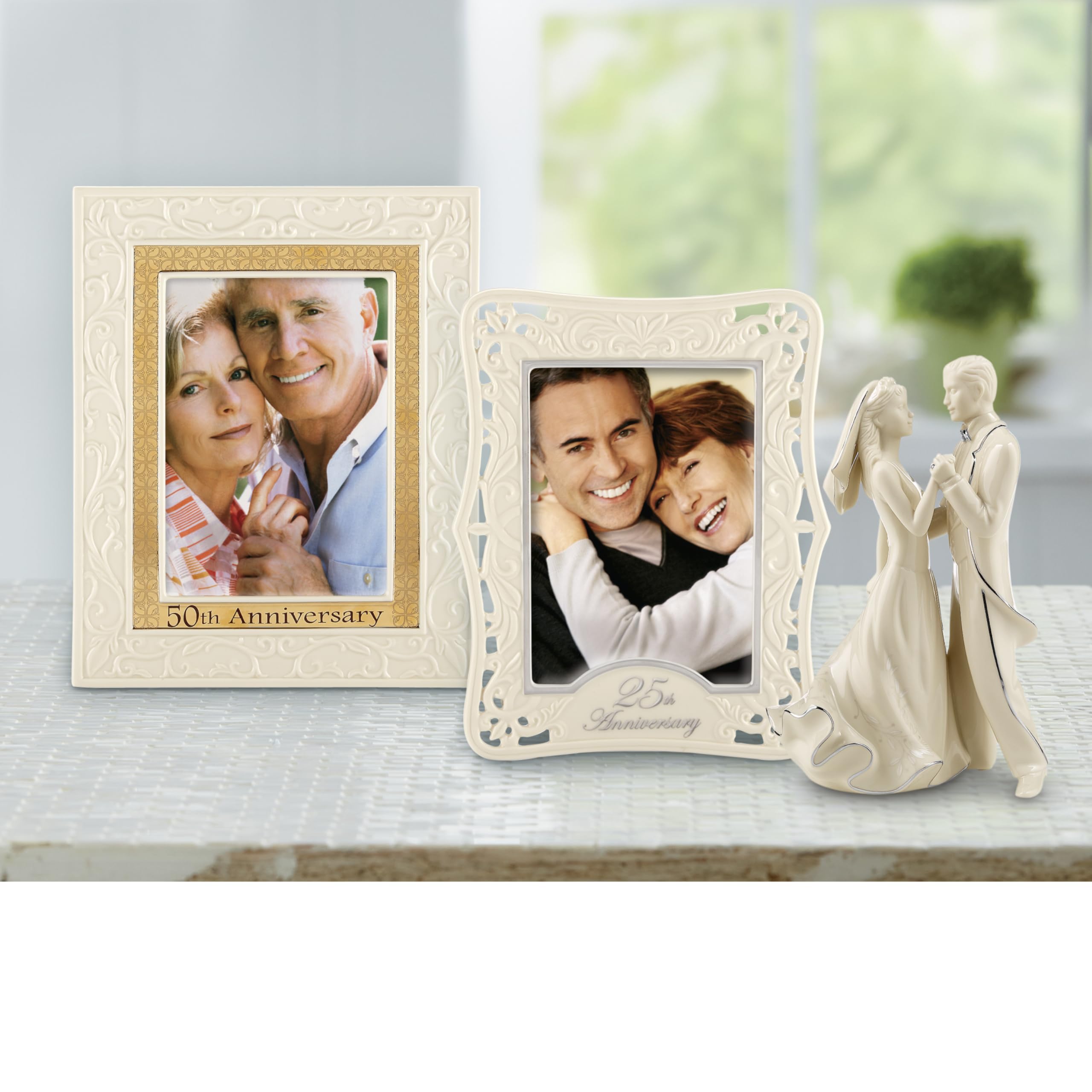 （値下げしました）LENOX Portrait Gallery フォトフレーム Amazon.com - Lenox Portrait Gallery 50th Anniversary Luxury Frame